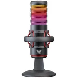 Woxter Mic Studio 70 RGB WE26-029 Micrófono de condensador USB para Streaming, Cardioide/Omnidireccional, RGB, 192kHz/24bit